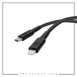 کابل شارژ تایپ سی به لایتنینگ 60 وات پاورولوژی Powerology Braided PD Data Cable P23BRCL12