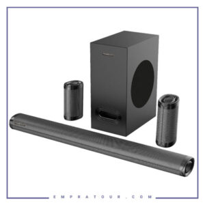 ساند بار 5.1 کانال وایرلس پاورولوژی Powerology Immersive Audio 5.1CH Wireless Soundbar PBAR51WLBK