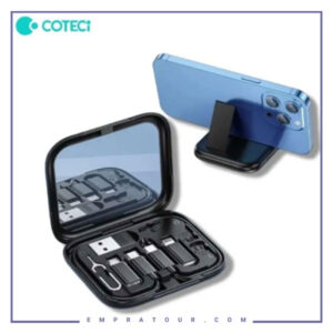 پک چند منطوره کابل و تبدیل کوتسی Coteci 8in1 Data Cable Storage Box 87702