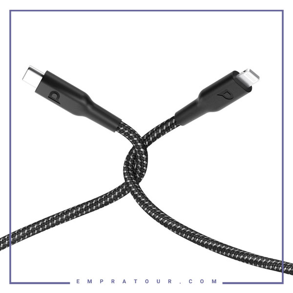 کابل تایپ سی به لایتنینگ 30 سانتی پاورولوژی PCAB006BK