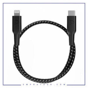 کابل تایپ سی به لایتنینگ 30 سانتی پاورولوژی Powerology Type-C To lightning PD Data Cable PCAB006BK