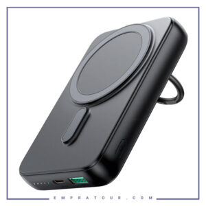 پاوربانک مگنتی وایرلس 10000 جویروم Joyroom Mini Magnetic Wireless Power Bank JR-W050