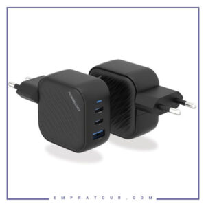 آداپتور شارژ سه پورت 65 وات پاورولوژی Powerology GaN Ultimate PD Charger PWCUQC019