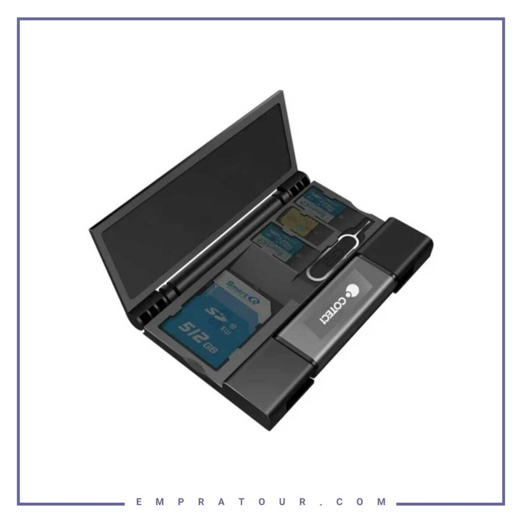 رم ریدر Type C و باکس کارت کوتتسی COTECI CARD BOX 82201