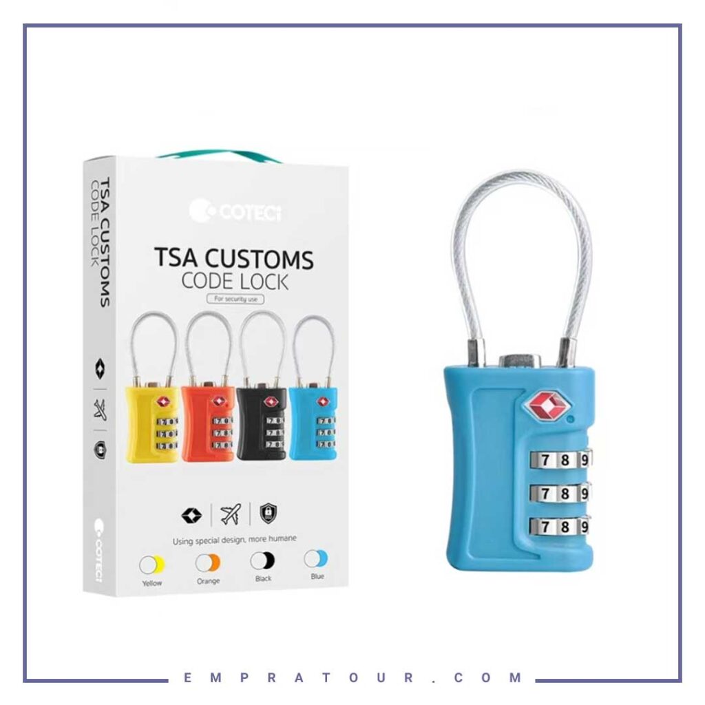 قفل رمزدار چمدان COTEETCI TSA CUSTOMS CODE LOCK 86018