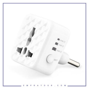 تبدیل برق تایمر دار گرین لاین Green Lion Universal Conversion Plug GNUCONUKPLWH