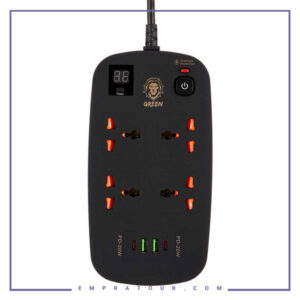 چندراهی برق تایمر دار گرین لاین Green Lion Power Socket GNPS2PDBK