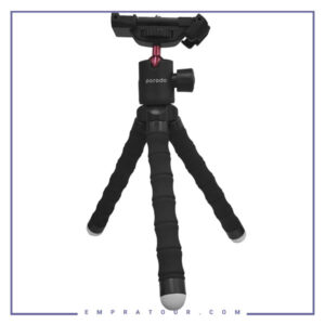 سه پایه دوربین و موبایل با پایه منعطف پرودو Porodo Flexible Versatile Tripod PD-TRPH-BK