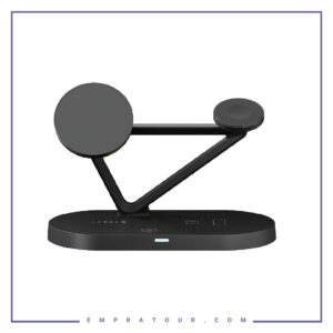 شارژر وایرلس رو میزی 5 کاره لولو LEVELO Premio 5 In 1 Wireless Charging Pad