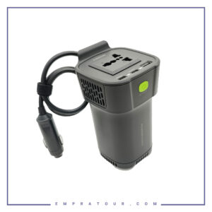 اینورتر 150 وات پاورولوژی POWEROLOGY 150W CUP HOLDER POWER INVERTER P150INVBK
