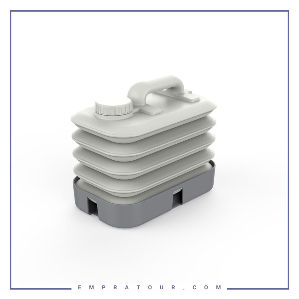 مخزن آب تاشو 10 لیتری گرین لاین Green Lion Foldable Water Tank 10 LGNFWTK10WH