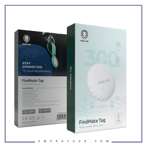 تگ ردیاب فایندمیت گرین لاین  FindMate Tag GNF1NGMTAGWH