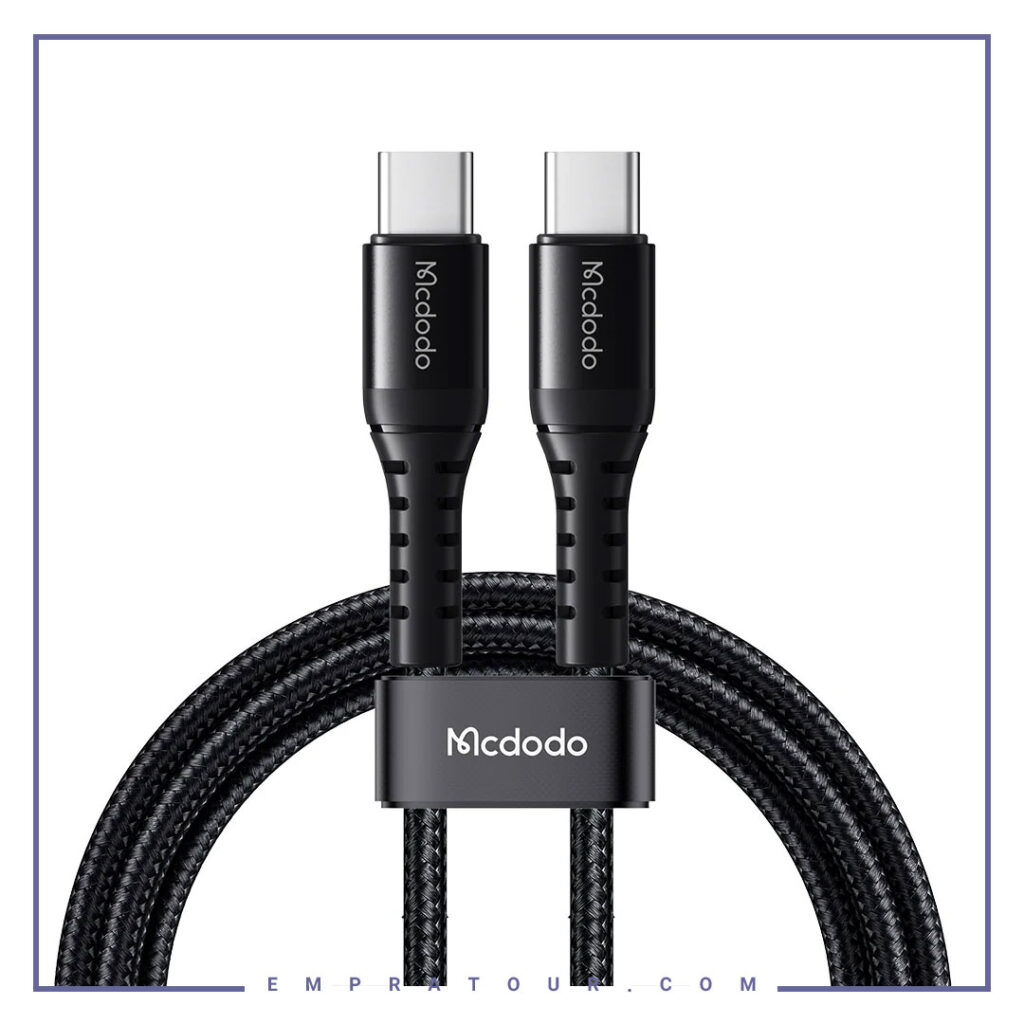 کابل دو سر تایپ سی 60 واتی 1 متر مک دودو Mcdodo Type c To Type C data Cable CA-5641