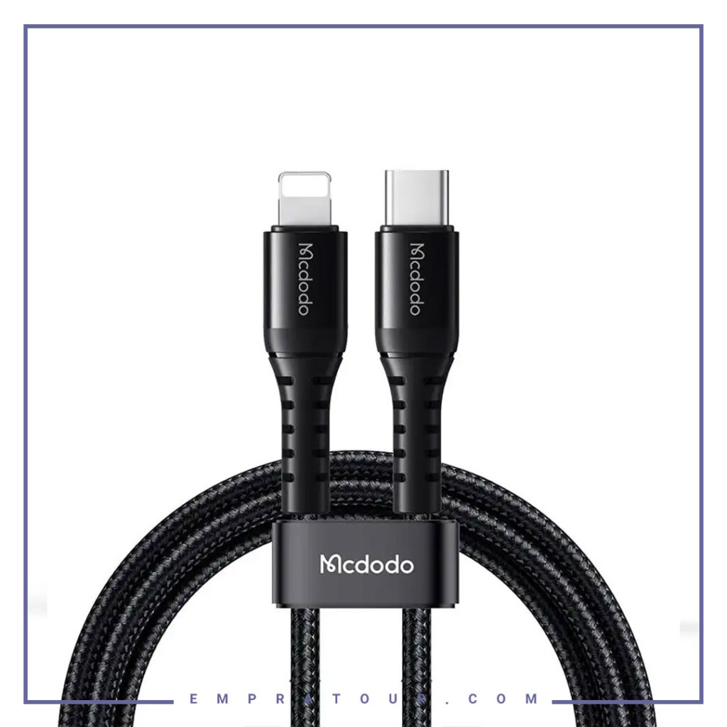 کابل شارژ تایپ سی به لایتنینگ 36 واتی 1 متر مک دودو Mcdodo Type C To Lightning Data Cable CA-5631
