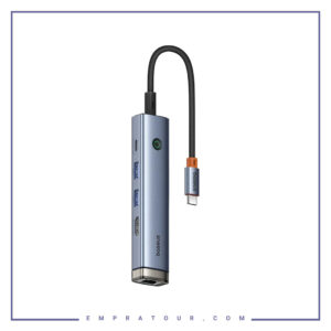 هاب تایپ سی 5 پورت بیسوس Baseus Hub 5 in 1 Type-c Multi Functional UltraJoy Series B00052801811-03