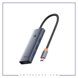 هاب 4 پورت تایپ سی بیسوس Baseus Hub UltraJoy Series 4-Port Type-C B0005280B811-08