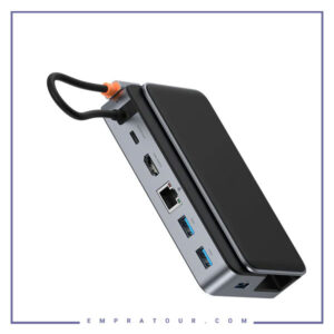 هاب تایپ سی 6 پورت بیسوس Baseus Gamerx Series 6 Port Type-C Hub BS-OH115