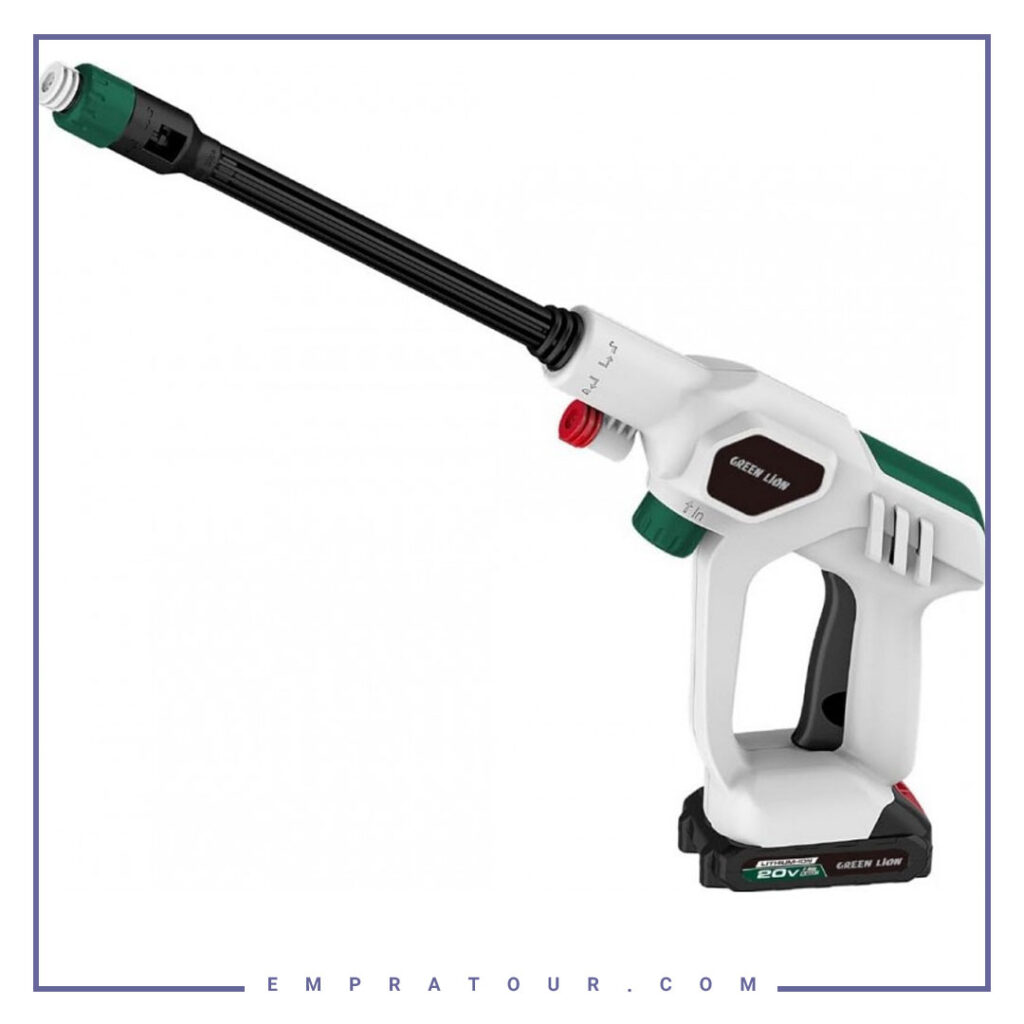 کارواش شارژی گرین لاین Green Lion Wireless Pressure Wash Gun GNCLNGUNWH