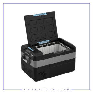 یخچال و فریزر شارژی مسافرتی 55لیتری پاورولوژی Powerology Smart Solar Recharge Fridge And Freezer 55L PPFA55LBK