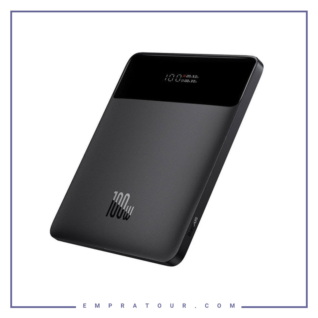 پاوربانک لپ تاپ 100 وات 20000 بیسوس Blade Series PPBLD100HD