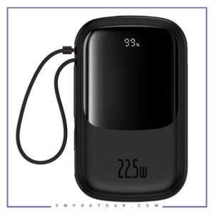 پاوربانک 22.5 وات 20000 با کابل تایپ سی بیسوس Baseus QPOW Pro Plus Power Bank P10067102112
