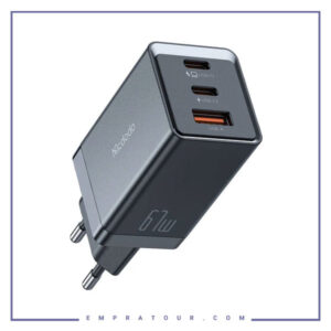 آداپتور شارژ 67 وات 3 پورت مک دودو Mcdodo GaN5 mini Fast Charger Pro CH-1541