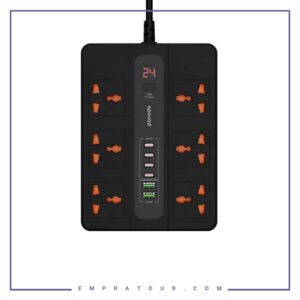 چند راهی برق پرودو PORODO Multi-Port Super Hub PD-FWCH009