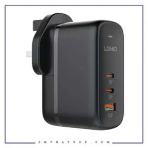 آداپتور 3 پورت 65 وات الدینیو Ldnio GaN Fast Charging Adapter Q366