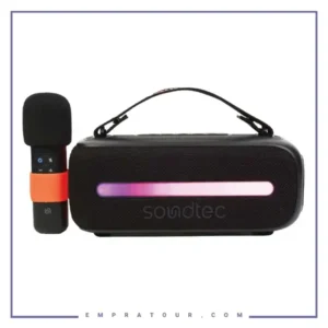 اسپیکر 24 واتی کارائوکه ساندتک پرودو Porodo Soundtec portable Speaker & Mic Gala PD-ST14WSM