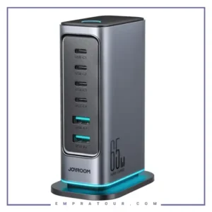 هاب شارژ 6 پورت 65 وات جویروم Joyroom GaN Multi-Port Power Station JR-TCM02