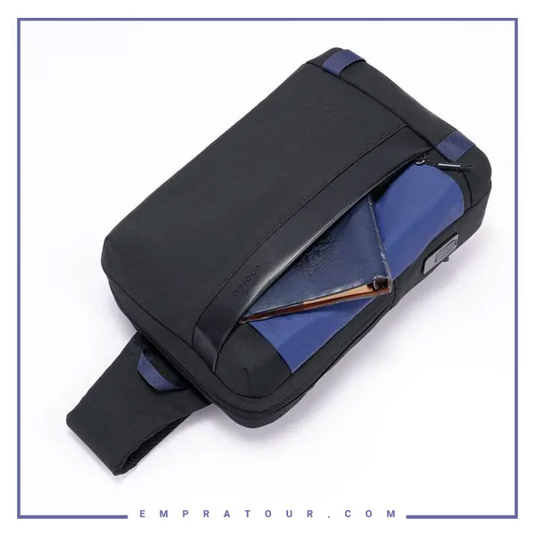 کبف کراس بادی باقفل اثر انگشت Porodo Lifestyle Sling Bag PD-LSSBFPL