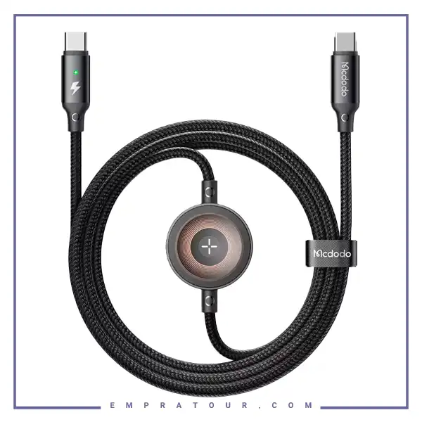 کابل شارژ تایپ سی به تایپ سی و اپل واچ مک دودو CA-2580