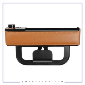 جعبه نظم دهنده خودرو به همراه شارژر فندکی ژوس Zhuse Car Seat Console Organizer Storage Box ZS-CA-003C