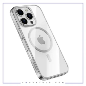 قاب محافظ مگ سیف دار گرین لاین Green Lion Magsafe Crystal Clear Iphone 16  GNMCRYC16CL