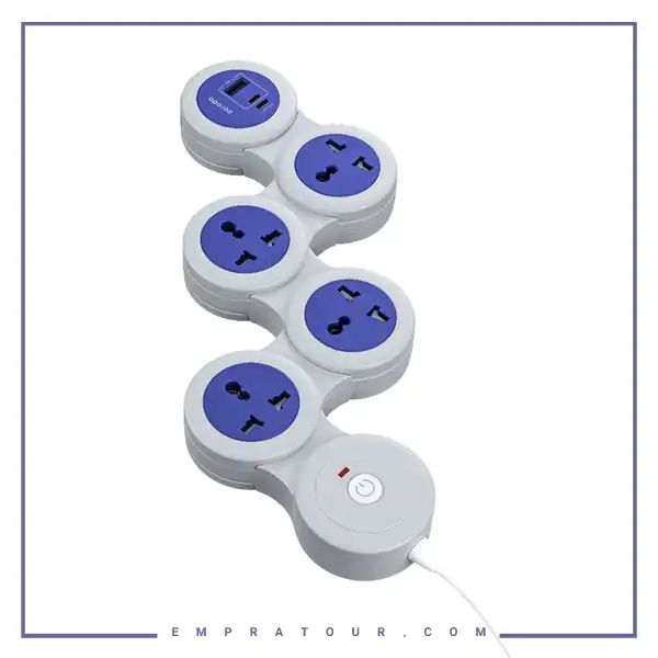 چند راهی برق 2500 وات پرودو Porodo Multiport Socket PD-FWCH020