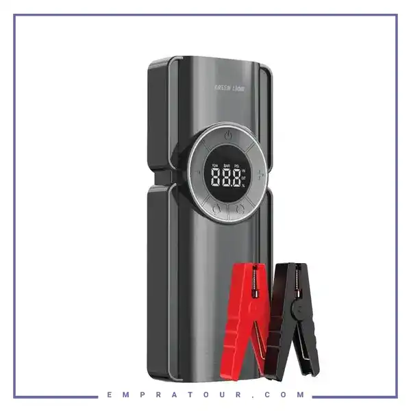 جامپ استارتر و پمپ باد گرین لاین  Portable Jump Starter with Air Pump