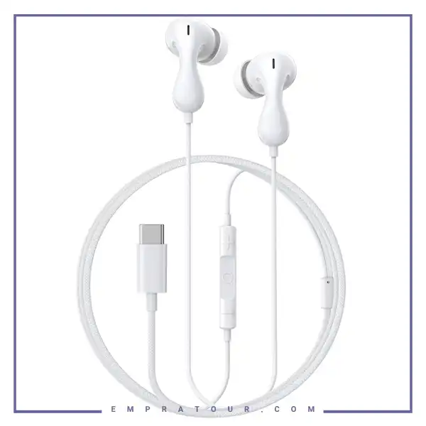 هندزفری سیمی تایپ سی بیسوس Encok CZ20 Wired Earphones