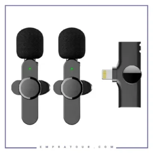 مکروفون یقه ای وایرلس لایتنینگ پک دو عددی کوتتسی COTETCI Wireless Microphone 74007