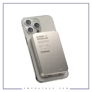 پاوربانک مگنتی 20000 مومکس Momax Q.Mag X2 Magnetic Wireless Power Bank