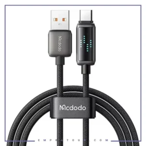 کابل شارژ تایپ سی 6 آمپر 1.2 متر مک دودو Mcdodo Type-C Charging Speed Visible Cable CA-2350