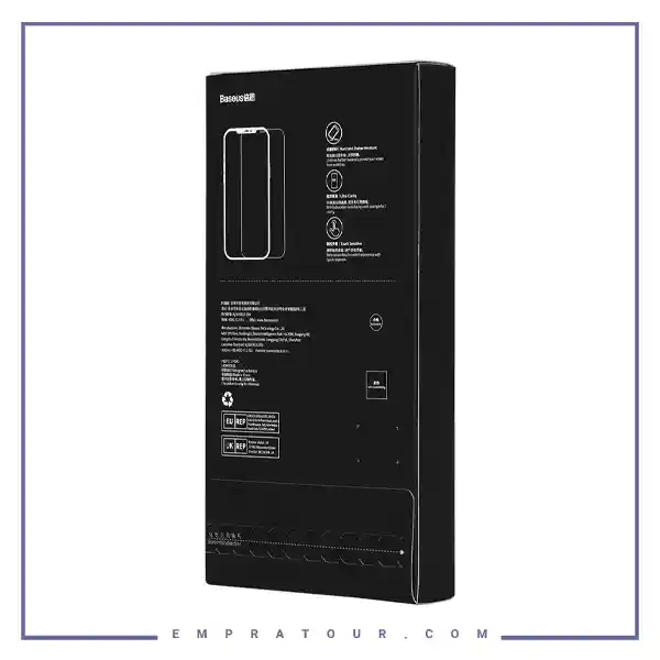 پک دوتایی گلس تمام صفحه آیفون بیسوس iPhone 14 Pro SGBL230102