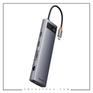 هاب تایپ سی 11 پورت بیسوس Baseus 11 Port HUB Metal Gleam B00030709811