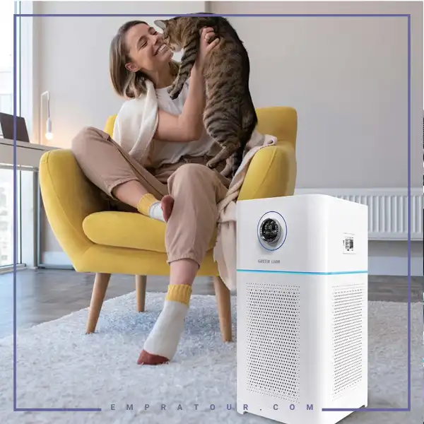 دستگاه تصفیه کننده هوا هوشمند گرین لاین Air Purifier Pro GNINTAIRPROWH