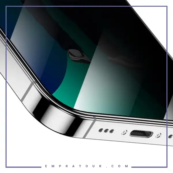 گلس حریم شخصی آیفون گرین لاین 9H Steve Privacy iPhone 15 Pro Max