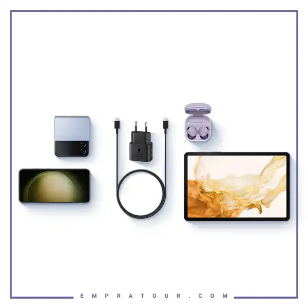 آداپتور 25 وات اصلی دو پین روکارتونی سامسونگ EP-T2510
