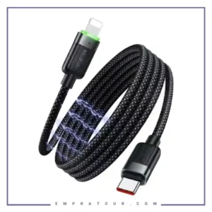کابل تایپ سی به لایتننیگ با بدنه مگنتی مک دودو Mcdodo Magnetic Self – Winding ca-2010