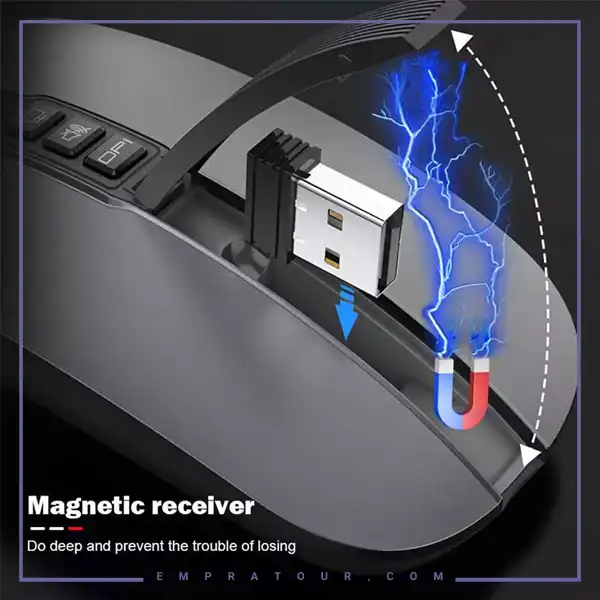 موس بی سیم دو حالته کوتسی Dual Mode Bluetooth Mouse 84009