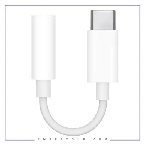 تبدیل اصلی تایپ سی به جک 3.5 میلیمتری اپل A2155