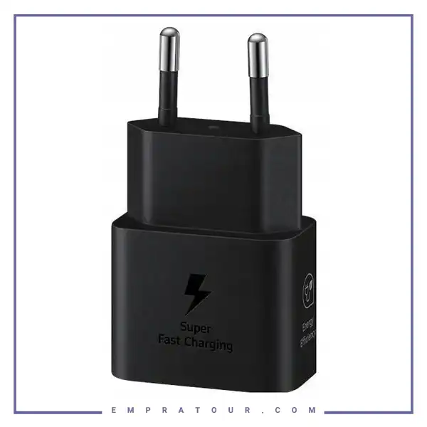 آداپتور 25 وات اصلی دو پین روکارتونی سامسونگ EP-T2510
