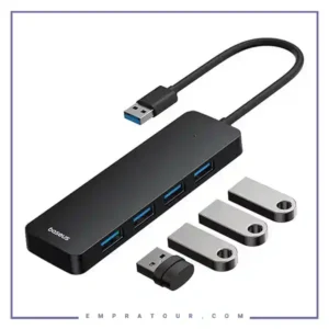 هاب 4 پورت  یو اس بی بیسوس Baseus UltraJoy 4 port B0005280B211-02